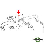 R122595 - ANILLO DEL COLECTOR DE ESCAPE ORIGINAL JOHN DEERE