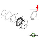 R125137 - PLACA DE APOYO DEL FRENO ORIGINAL JOHN DEERE