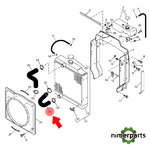 R126013 - MANGUERA INFERIOR DEL RADIADOR ORIGINAL JOHN DEERE