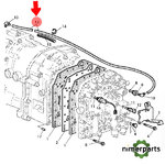 R150799 - MANGUERA DE ENTRADA DE LA BOMBA DE AIRE ORIGINAL JOHN DEERE