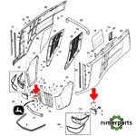 R180276 - GRAPA FARO DELANTERO ORIGINAL JOHN DEERE