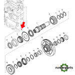 R251018 - DISCO DE RECOGIDA MAGNÉTICA ORIGINAL JOHN DEERE