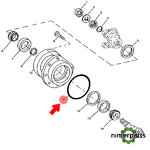 R35153 - EMPAQUETADURA DE JUNTA TÓRICA ORIGINAL JOHN DEERE
