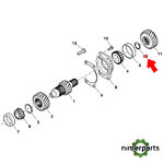 R49434 - ANILLO DE SEGURIDAD EXTERNO ORIGINAL JOHN DEERE