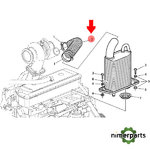 R516723 - MANGUERA DE ADMISIÓN DE AIRE ORIGINAL JOHN DEERE