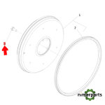 R522205 - TORNILLO DE CABEZA HEXAGONAL, M12 X 30 ORIGINAL JOHN DEERE