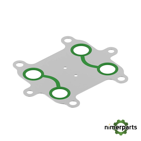R528441 - JUNTA DEL CABEZAL DEL ENFRIADOR DE ACEITE DEL MOTOR ORIGINAL JOHN DEERE
