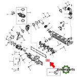 R528574 - JUNTA DE LA TAPA DE ENTRADA DE AIRE ORIGINAL JOHN DEERE