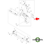 R531285 - JUNTA DE LA CARCASA DEL TERMOSTATO ORIGINAL JOHN DEERE