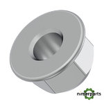 R534282 - TUERCA HEXAGONAL CON BRIDA, M8 ORIGINAL JOHN DEERE