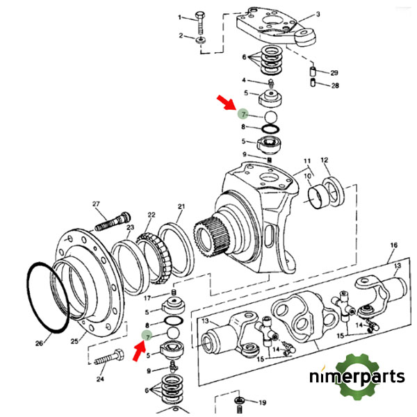 R83003 - BOLA CASQUILLO TDM 4650 JOHN DEERE
