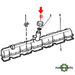 T20294 - TAPÓN DE LLENADO DE ACEITE DEL MOTOR ORIGINAL JOHN DEERE