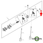 T20316 - ARANDELA CURVA ORIGINAL JOHN DEERE