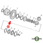 T28664 - PLACA SEPARADORA ORIGINAL JOHN DEERE