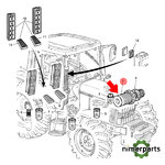 VPD7117 - Motor filter Series 6010 7010 6 Vapormatic cylinders for John Deere