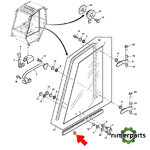 Z70270 - JUNTA SUPERIOR/INFERIOR DE LA PUERTA ORIGINAL JOHN DEERE
