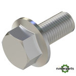 19M7788 - TORNILLO DE CABEZA HEXAGONAL CON BRIDA, M12 X 25 JOHN DEERE