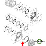 19M7944 - TORNILLO DE CABEZA HEXAGONAL CON BRIDA, M10 X 120 ORIGINAL JOHN DEERE