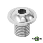 19M8971 - TORNILLO HEXAGONAL DE CABEZA OVALADA CON BRIDA, M8 X 12 JOHN DEERE