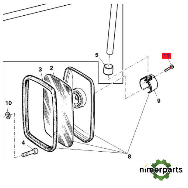 21M7655 - TORNILLO M6X35 JOHN DEERE