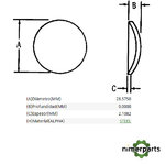 30H15 - TAPÓN DISTRIBUIDOR JOHN DEERE