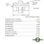 38H5003 - RACOR ORBITROL JOHN DEERE