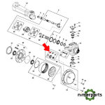 40M7013 - ANILLO DE SEGURIDAD EXTERNO JOHN DEERE