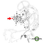 57M7681 - TERMINAL CONECTOR ELÉCTRICO NARANJA, 12 CAVIDADES ORIGINAL JOHN DEERE