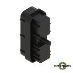 57M9171 - CONJUNTO DE CONECTORES ELÉCTRICOS EXTERNOS NEGROS DELPHI, 30 CAVIDADES JOHN DEERE