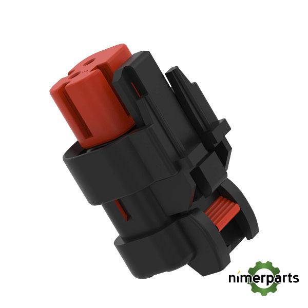 57M9774 - TYCOELECTRONICS CARCASA DE CONECTOR ELÉCTRICO AMARILLO, 2 CAVIDADES JOHN DEERE