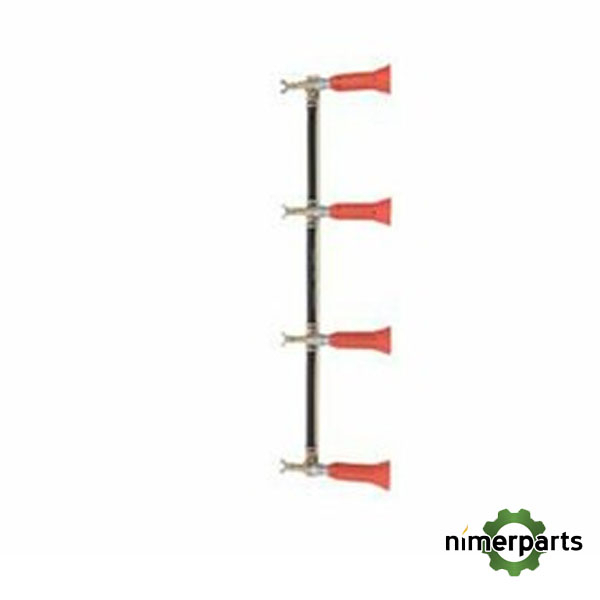 927 - Columna Con Pulverizador Regulable Turbo 4 Salidas - Goma con Módulo Antigota SIRFRAN