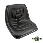 VPM4069 - CUBETA ASIENTO NEGRA ANCHA PVC SIN GUÍA VAPORMATIC PARA JOHN DEERE