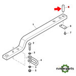 L219772 - SUJETADOR DE PASADOR RECTO ORIGINAL JOHN DEERE