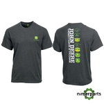 MC130017BK06 - CAMISETA NEGRA CON CRONOLOGÍA DE LOGOS JOHN DEERE TALLA XL