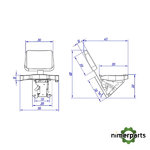 TS80000GP - ASIENTO ACOMPAÑANTE / COPILOTO PARA TRACTOR JOHN DEERE