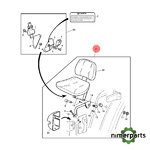 TS80000GP - ASIENTO ACOMPAÑANTE / COPILOTO PARA TRACTOR JOHN DEERE