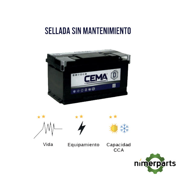 BAT-100699 - BAT-100699 -BATERÍA EXIDE 70AH  640A