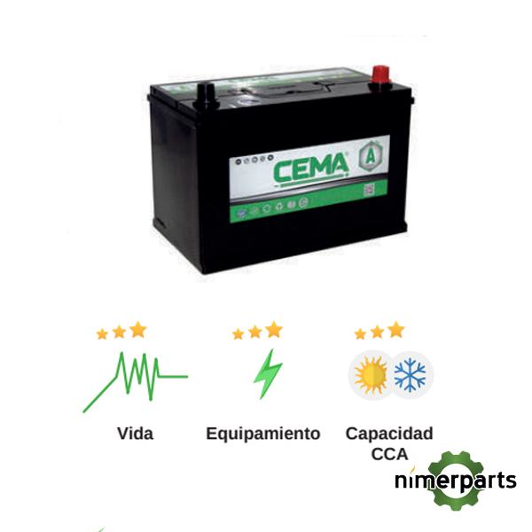 BAT-100019 - BATERÍA 105 AMP. 5000 CEMA