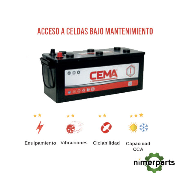 BAT-100031 - BATERÍA 105 AMP. 5000 CEMA