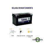 BAT-100006 - BATERIA 55 AH AMPERIOS CEMA