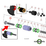 TORNILLO DE BOLAS + EJE PRUNION