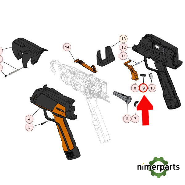 29138171 - Tixto 2 pellenc trigger spring