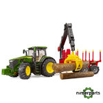 MCB009829000 - JUGUETE TRACTOR 7R 350 CON REMOLQUE PARA EQUIPOS FORESTALES JOHN DEERE