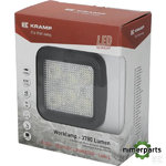LA10028 - LUZ DE TRABAJO FARO LED 42 W 3780 lm CUADRADO 10-30 V 100 x 80 X 100 mm PROYECTOR 6 LED KRAMP