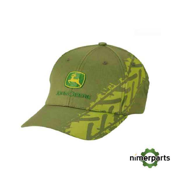 MCJ099399068 - GORRA CON HUELLAS DE NEUMÁTICO OLIVA JOHN DEERE