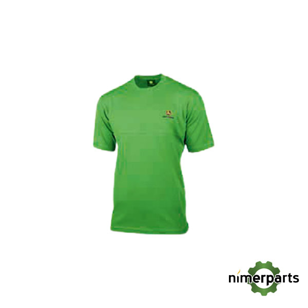 MCDW001507G6 - CAMISETA VERDE CON COSTURAS DECORATIVAS JOHN DEERE TALLA XL
