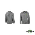 MCDW00150103 - JERSEY GRIS CON CREMALLERA Y CAPUCHA JOHN DEERE TALLA M