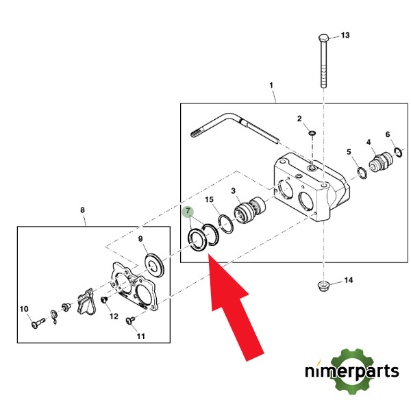 JXAL205022 - JUEGO GOMAS ENCHUFE RAPIDO 6000 alternative by JOHN DEERE