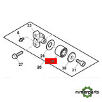 JXDE19475 - RODAMIENTO IMPULSOR CORTE 600 alternative by JOHN DEERE