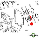 JXJD8568 - RODAMIENTO DE BOLAS alternative by JOHN DEERE